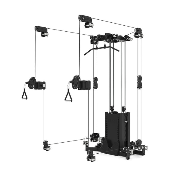 Vanta - Back Weight Stack Attachment 91.8'' Side View Render