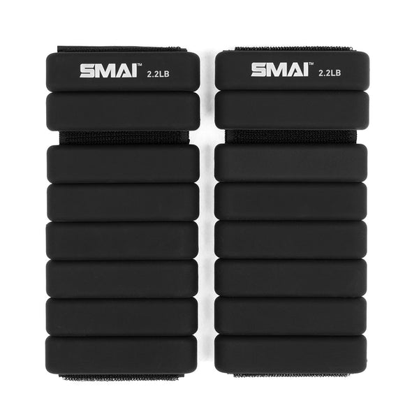 SMAI Weighted Ankle / Wrist Bangles 2.2LB (Pair) - Strap closed 2.2LB (Pair) - Strap closed