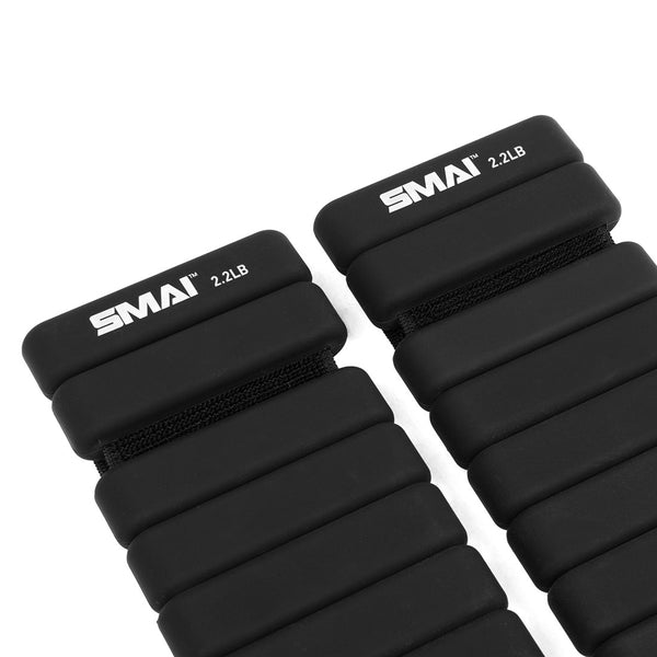 SMAI Weighted Ankle / Wrist Bangles 2.2LB (Pair) - Silicone Weights
