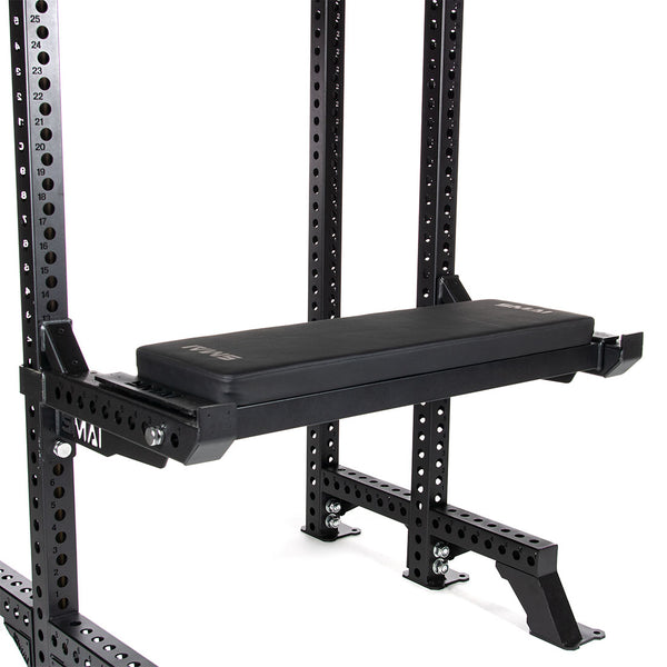 Half Power Rack Ultimate Package - Vanta Series utility bench with pad