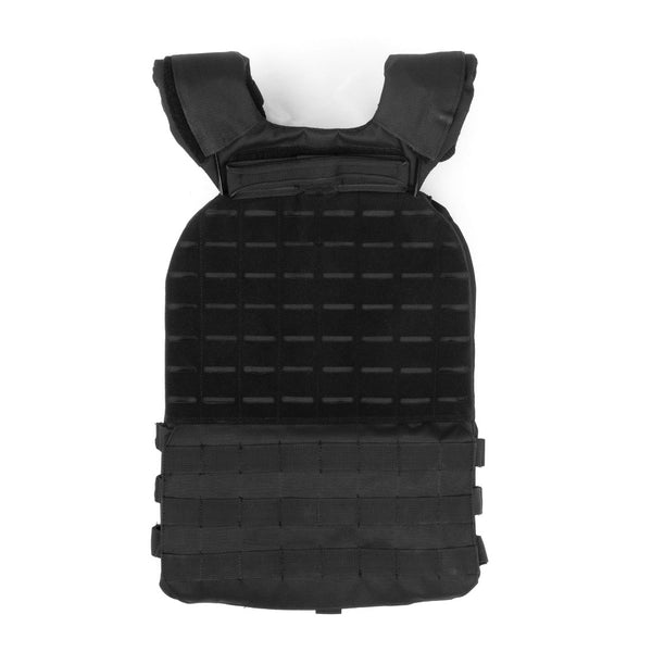 SMAI weight vest adjustable black product photo back