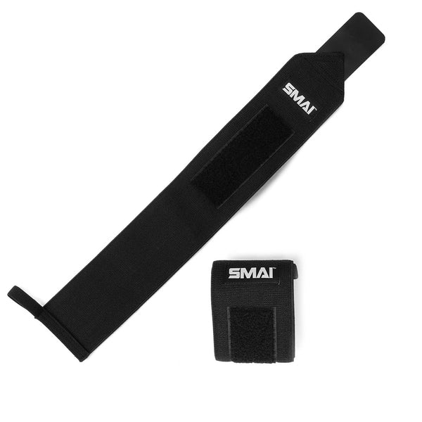 SMAI Wrist Wraps - Weightlifting velcro closed wrap open